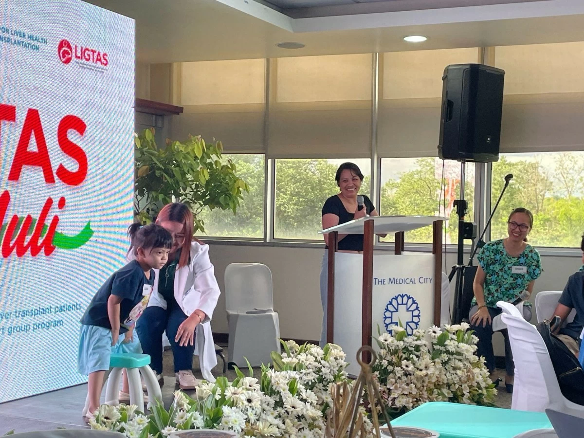Liver donor Jennifer A. Visto, mother of transplant recipient Gianna Visto, shared their heartfelt journey of hope and recovery during the event.