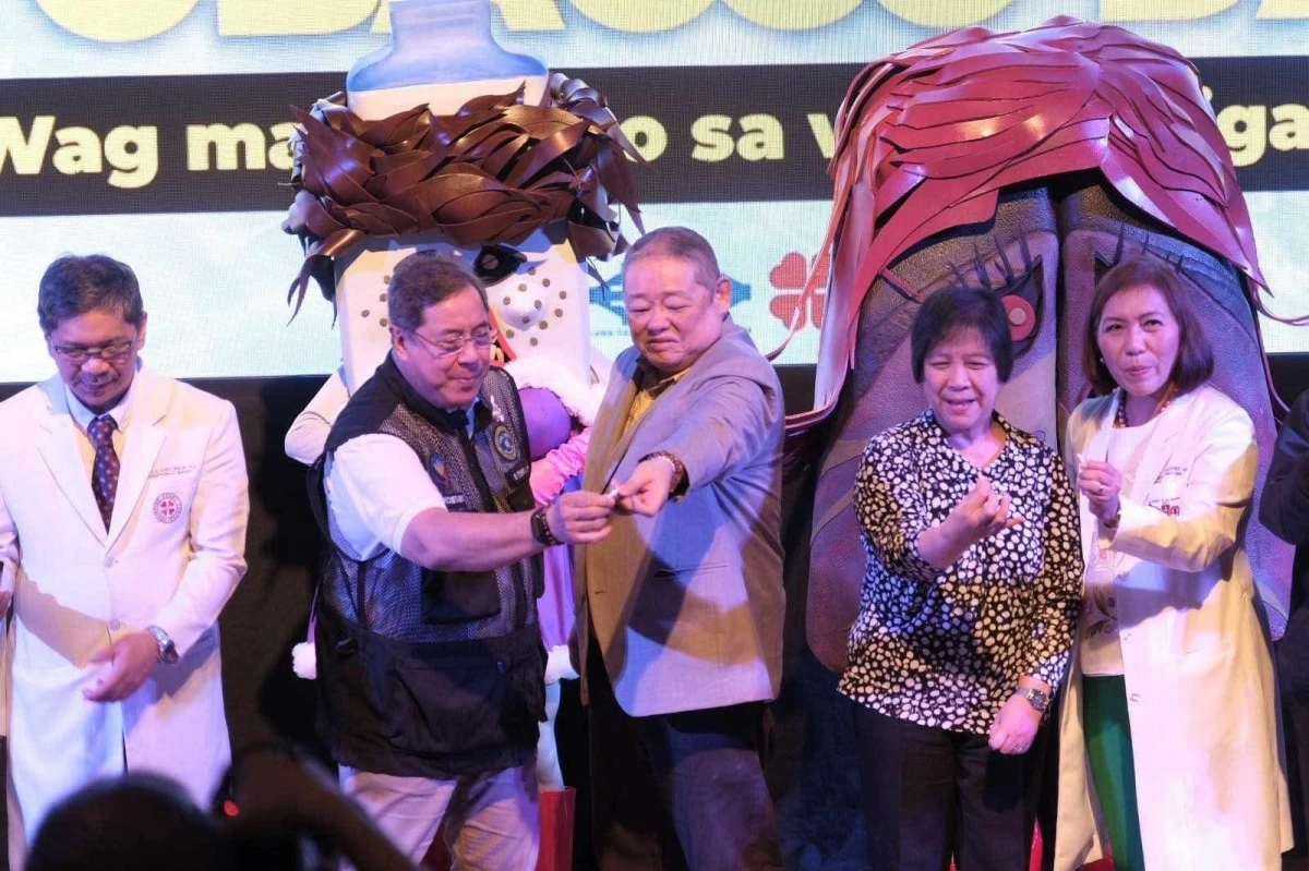 AHMC Dr. Beaver Tamesis with Dr. Leni Fernandez and DOH