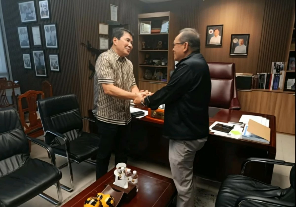 ACT-CIS Party-list representative and senator-elect Erwin Tulfo (left), NBI Director Jaime Santiago (Contributed photo)