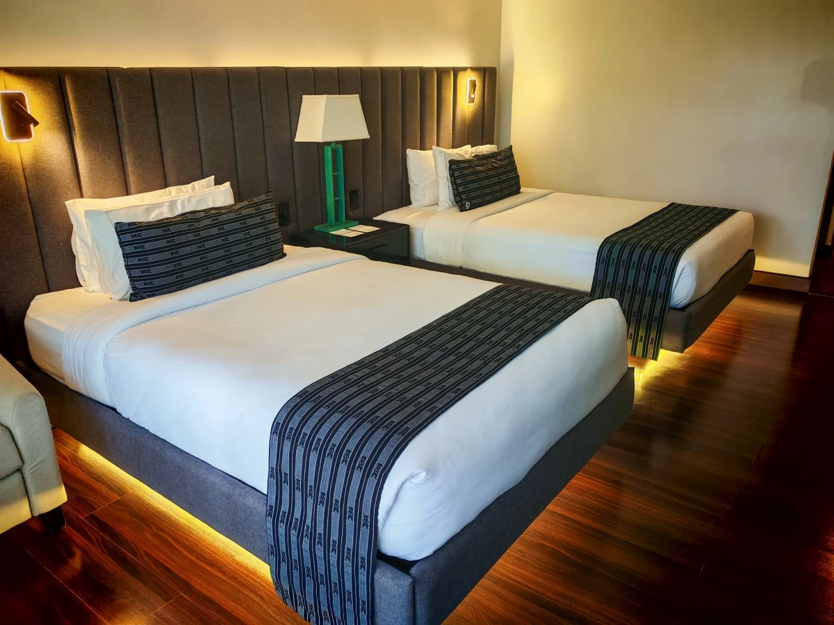 Two-bedroom suite with mountain view