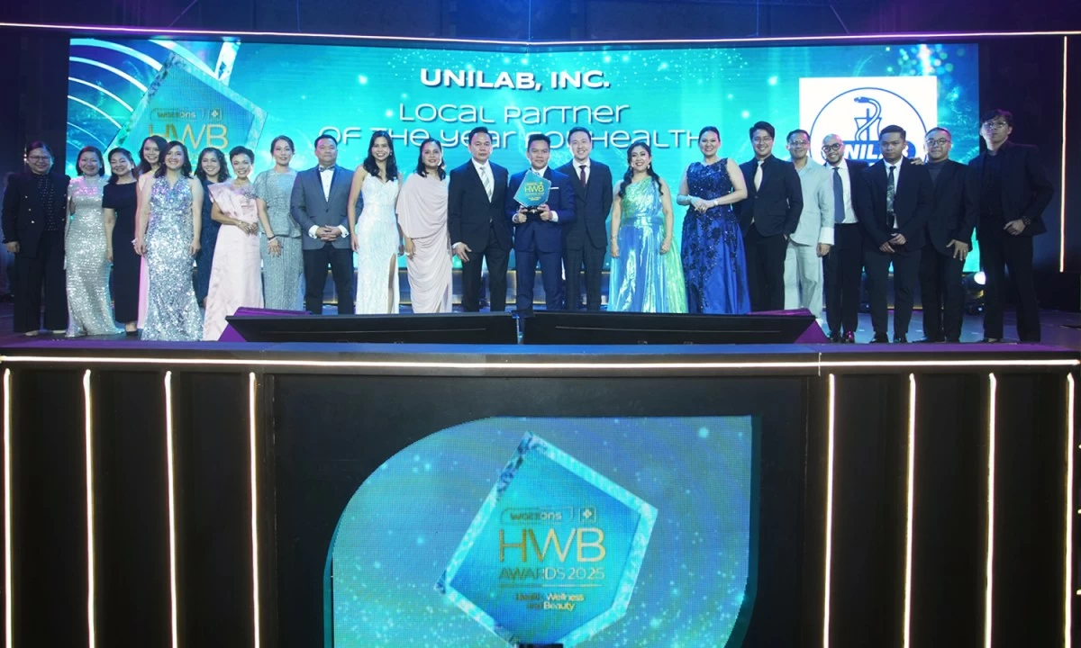 Unilab, Inc. was recognized as the Local Partner of the Year (Health) at the Watsons HWB