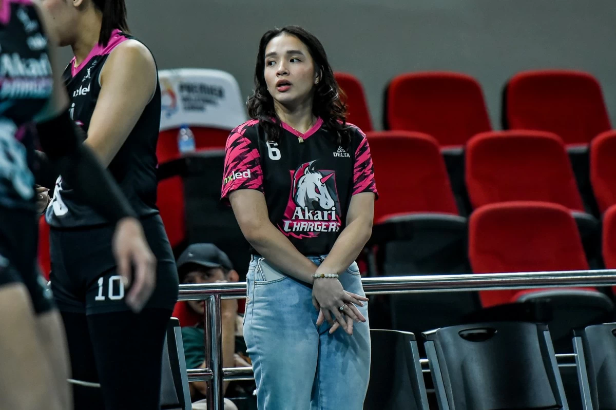 Michelle Cobb is retiring from playing volleyball, but will remain as an assistant manager and setting coach for the Akari Chargers. (PVL Images)