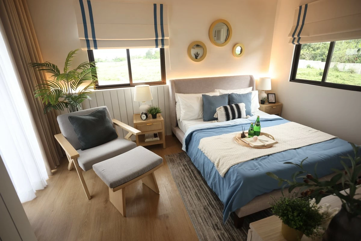 Bedroom inside an actual Solea unit