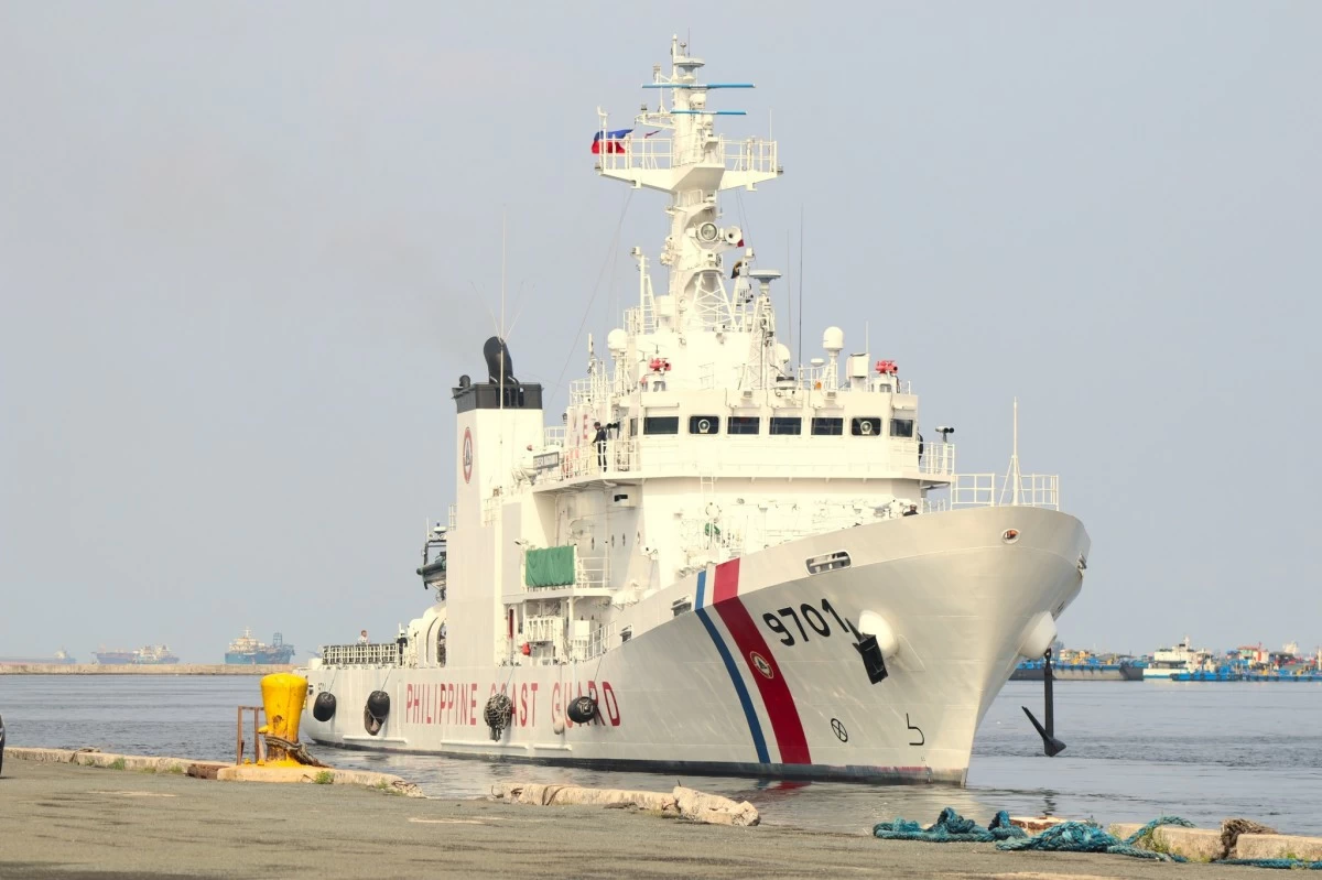 The Philippine Coast Guard (PCG) conducts a send-off ceremony for BRP Teresa Magbanua (MRRV-9701) on June 6, 2025 as it will join the second trilateral maritime exercise with the U.S. Coast Guard (USCG) and Japan Coast Guard (JCG) in Kagoshima, Japan from June 16 to 20. (Photo: PCG)