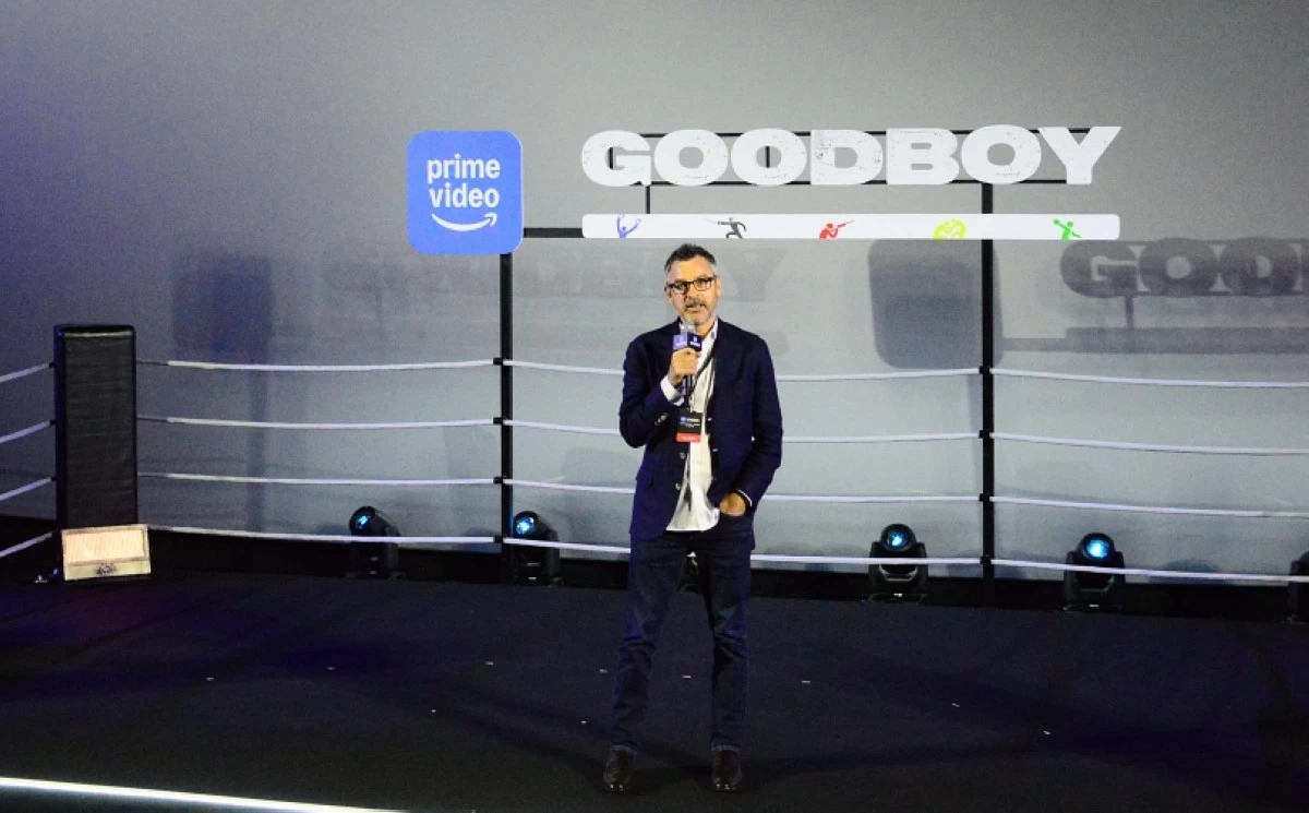 David Simonsen, director of Prime Video in Southeast Asia, Middle East and North Africa, speaks at the press conference for Prime Video's 