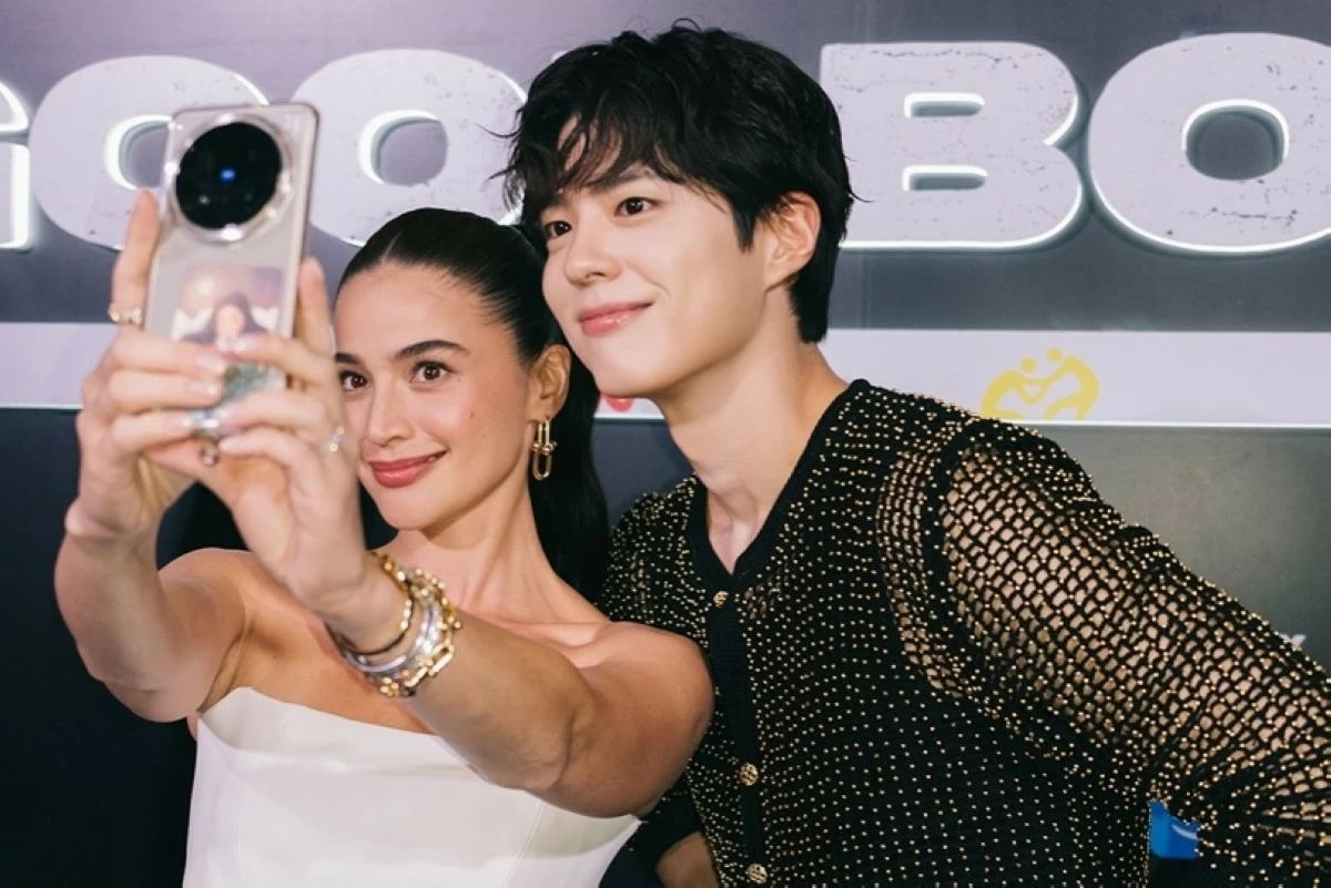 Anne Curtis with Park Bo-gum at the global premiere of Prime Video's 