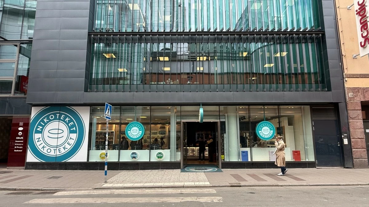This Swedish store highlights a thriving market for nicotine pouches, proving they're common beyond just small kiosks