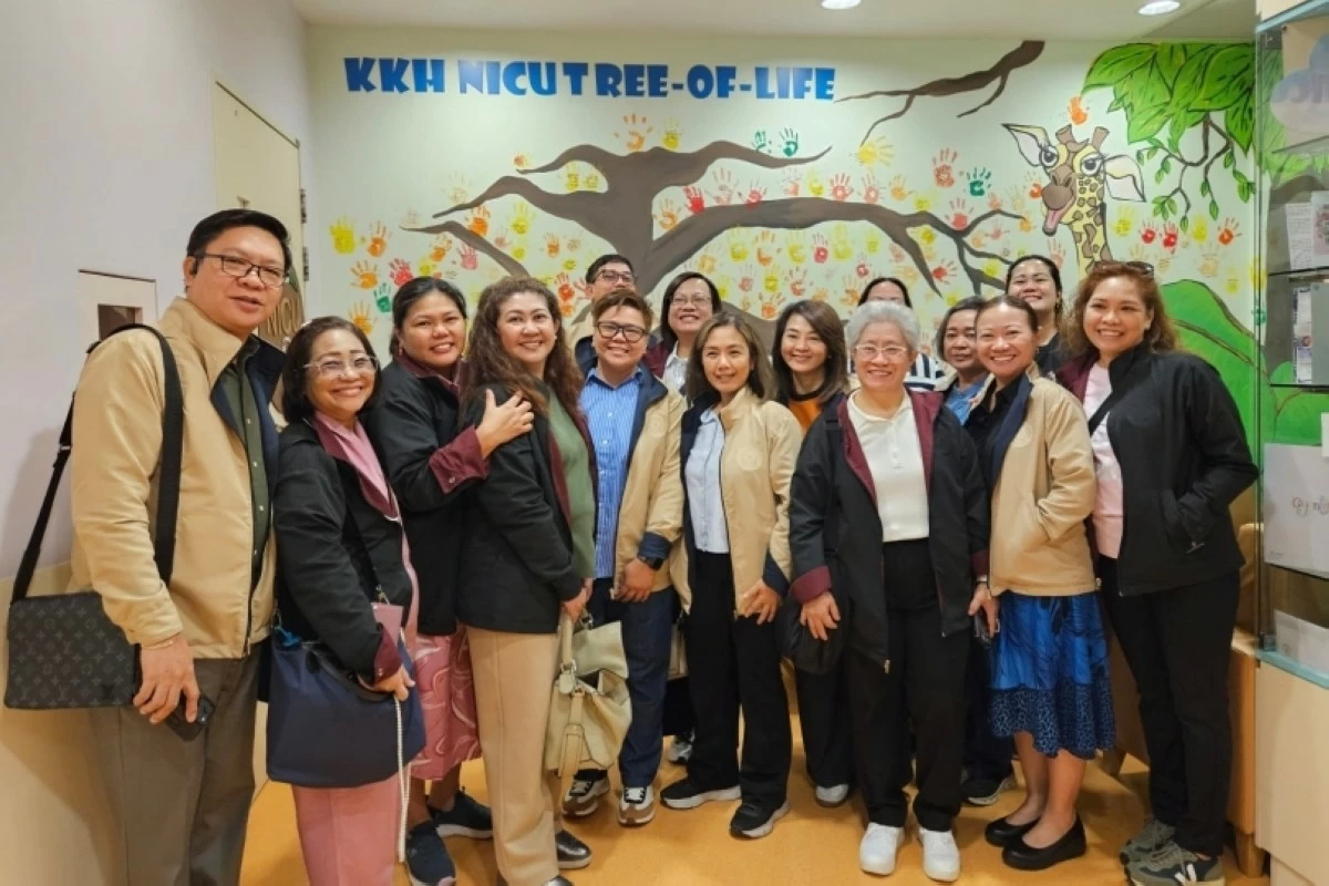 The Taguig LGU delegates in Singapore (Photo from KK Women’s and Children’s Hospital's Facebook page)