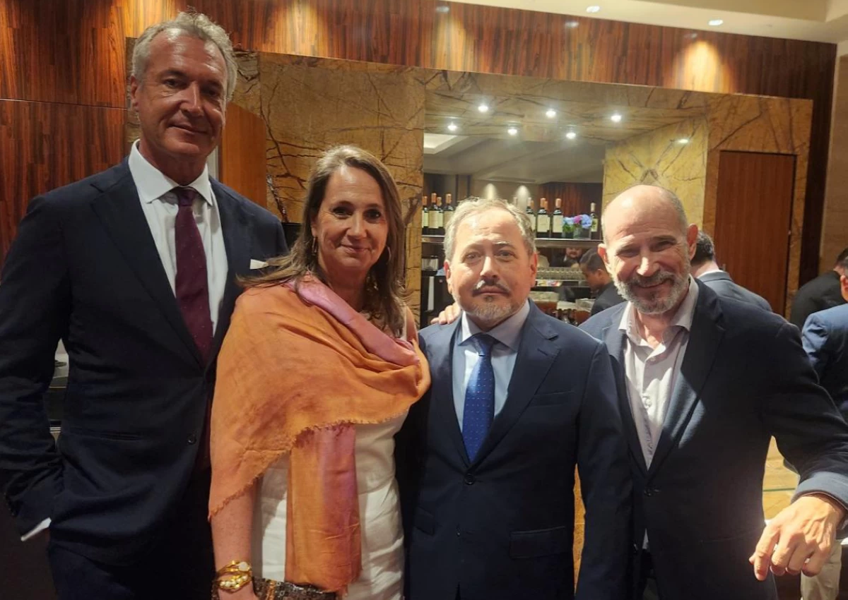 Pieter Paul Henri Ten Bosch and spouse Ambassador Maria Alfonsa Magdalena Geraedts of the Embassy of Netherlands with Ambassador Álvaro Domingo Jara Bucarey of the Embassy of Chile, and Ambassador Miguel Utray Delgado of the Embassy of Spain