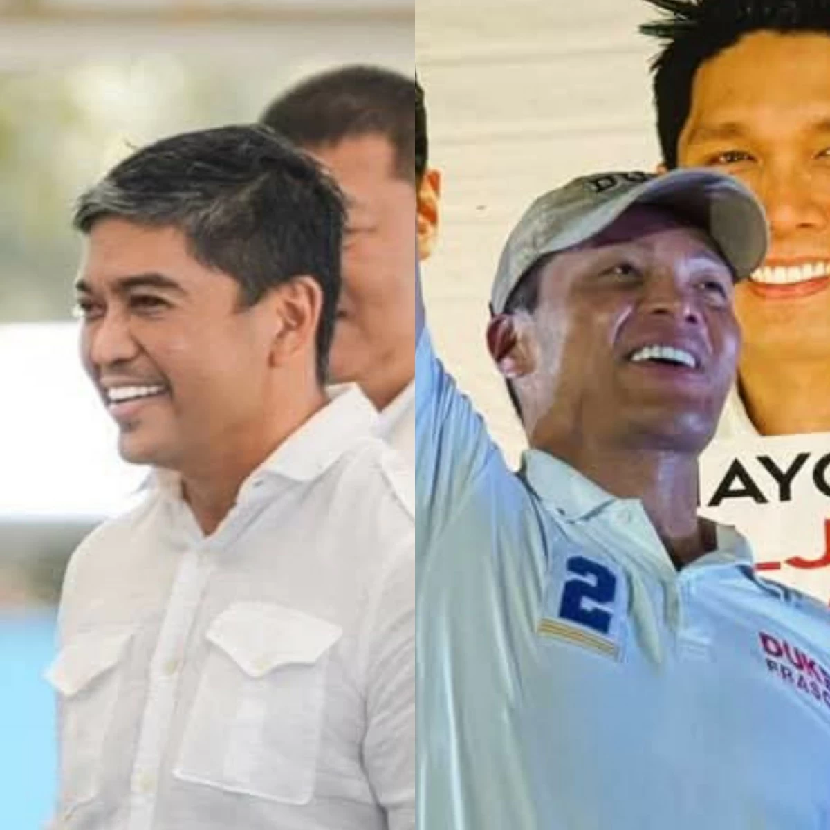 Camarines Sur 2nd district Rep. LRay Villafuerte (left), Cebu 5th district Rep. Vincent Franco "Duke" Frasco (Facebook)