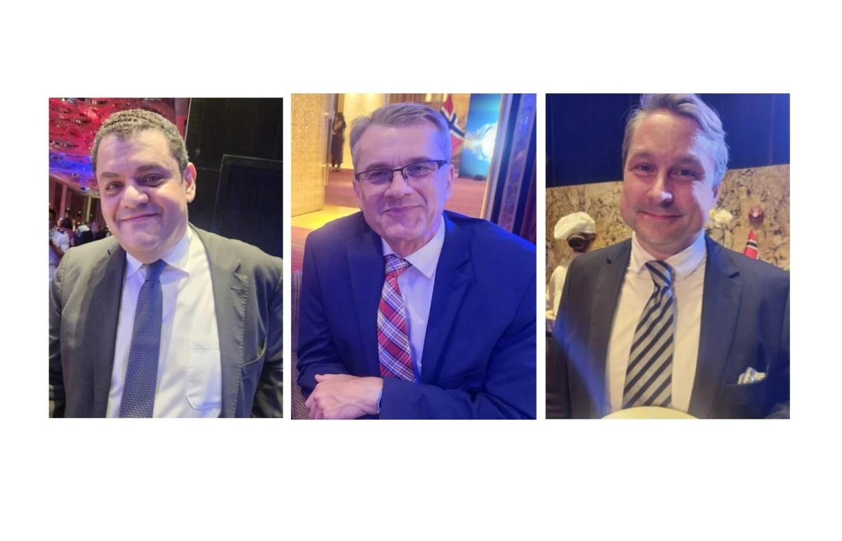 Ambassador Nader Zaki of the Embassy of Arab Republic of Egypt, Ambassador Karel Hejč of the Embassy of Czech Republic, and Max von Bodungen of Ikea Southeast Asia