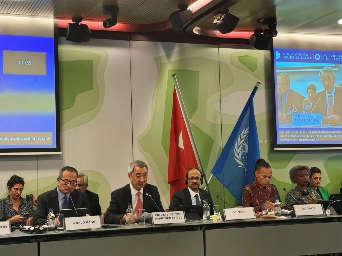 Sy underscores the need for policies, incentives, and institutional support to scale up disaster risk reduction investments at the UNDRR Global Platform 2025.