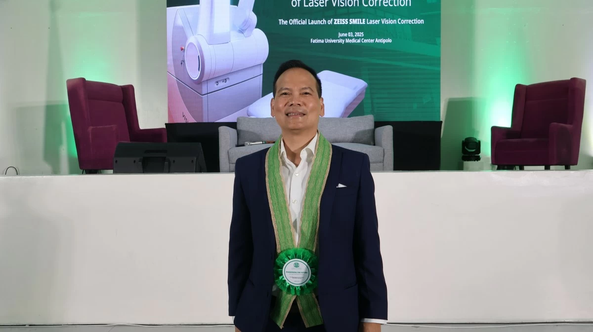 Dr. Jerome Sarmiento - head, refractive surgery, FUMC