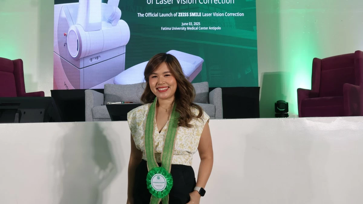 Dr. Nikki Payawal - pulmonologist, ZEISS SMILE pro patient