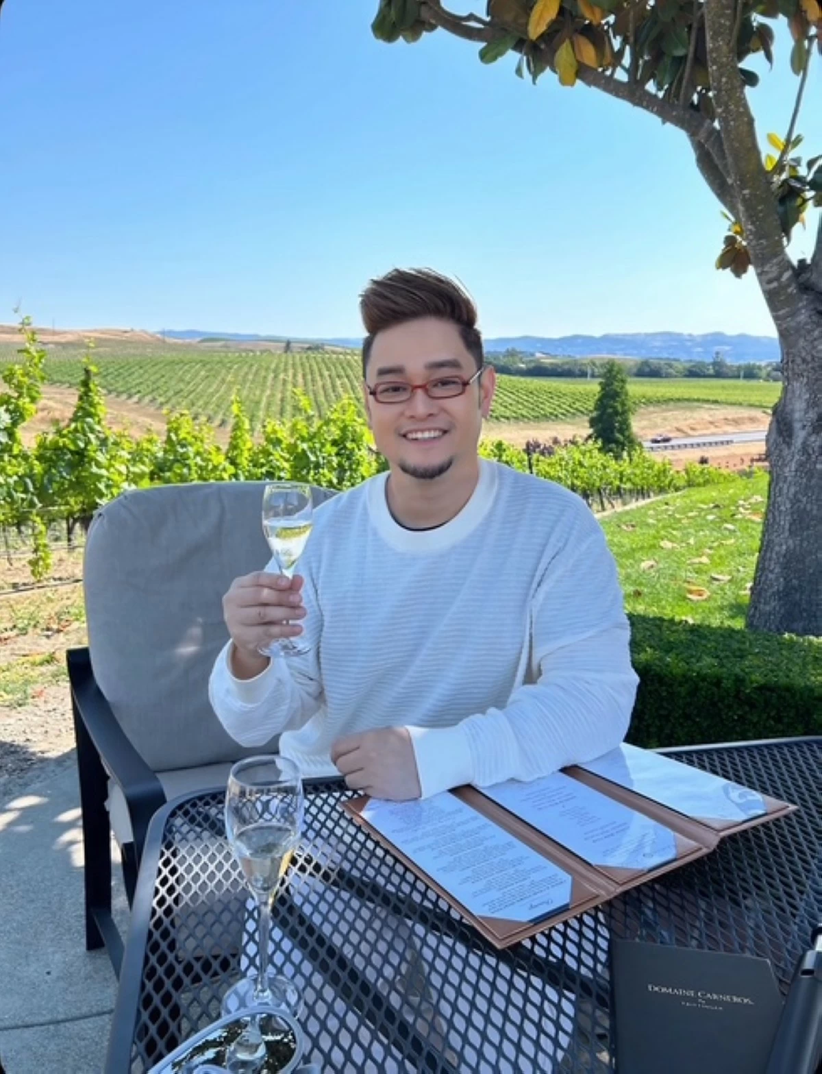 Mr. Fu at Francis Ford Coppola Winery in San Francisco