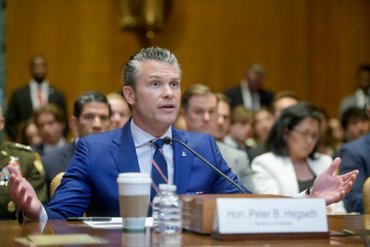 Secretary of Defense Pete Hegseth testifies during a Senate Committee on Appropriations subcommittee hearing to examine proposed budget estimates for fiscal year 2026 for the Department of Defense, on Capitol Hill, Wednesday, June 11, 2025, in Washington. (AP Photo/Rod Lamkey, Jr.)