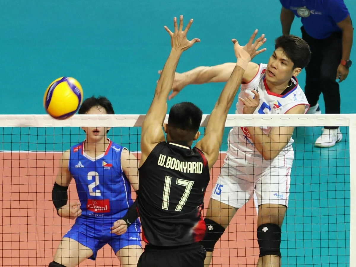 Alas Men draw strength from Marck Espejo against Thailand. (PNVF)