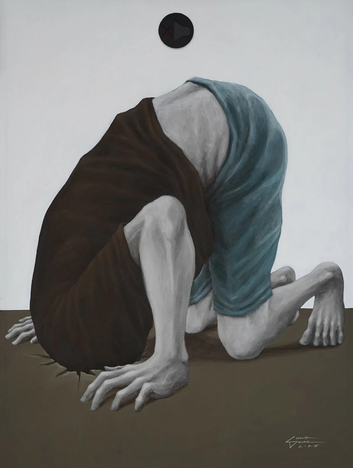 'NILAMON NG LUPA,' acrylic on canvas, 48x36 inches, 2025