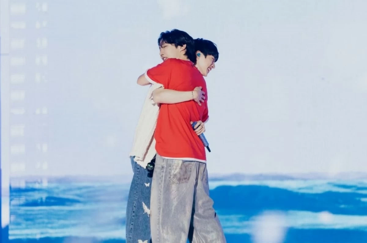 BTS' J-Hope and Jin at the 