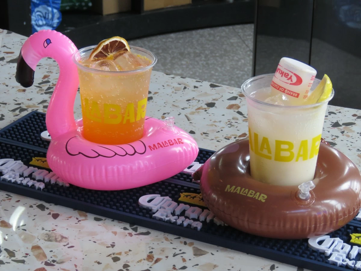 Specialty drinks—like these from Barcada at SM City Bicutan’s Food Hall—are now easily ordered via the SM Malls Online app.
