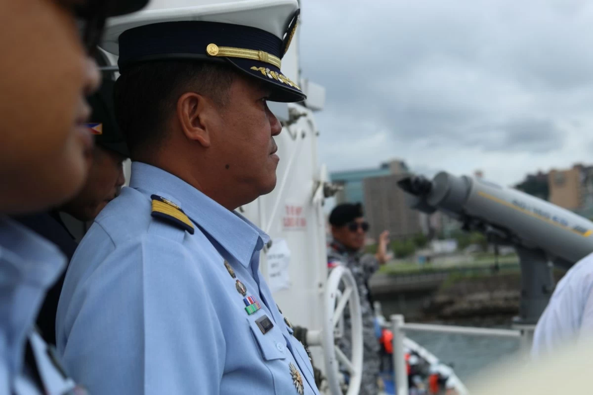 BRP Teresa Magbanua (MRRV-9701) and her crew arrive in Kagoshima, Japan on June 12, 2025 for the second trilateral exercise among the Philippine Coast Guard (PCG), United States Coast Guard (USCG), and Japan Coast Guard (JCG). (Photo: PCG)