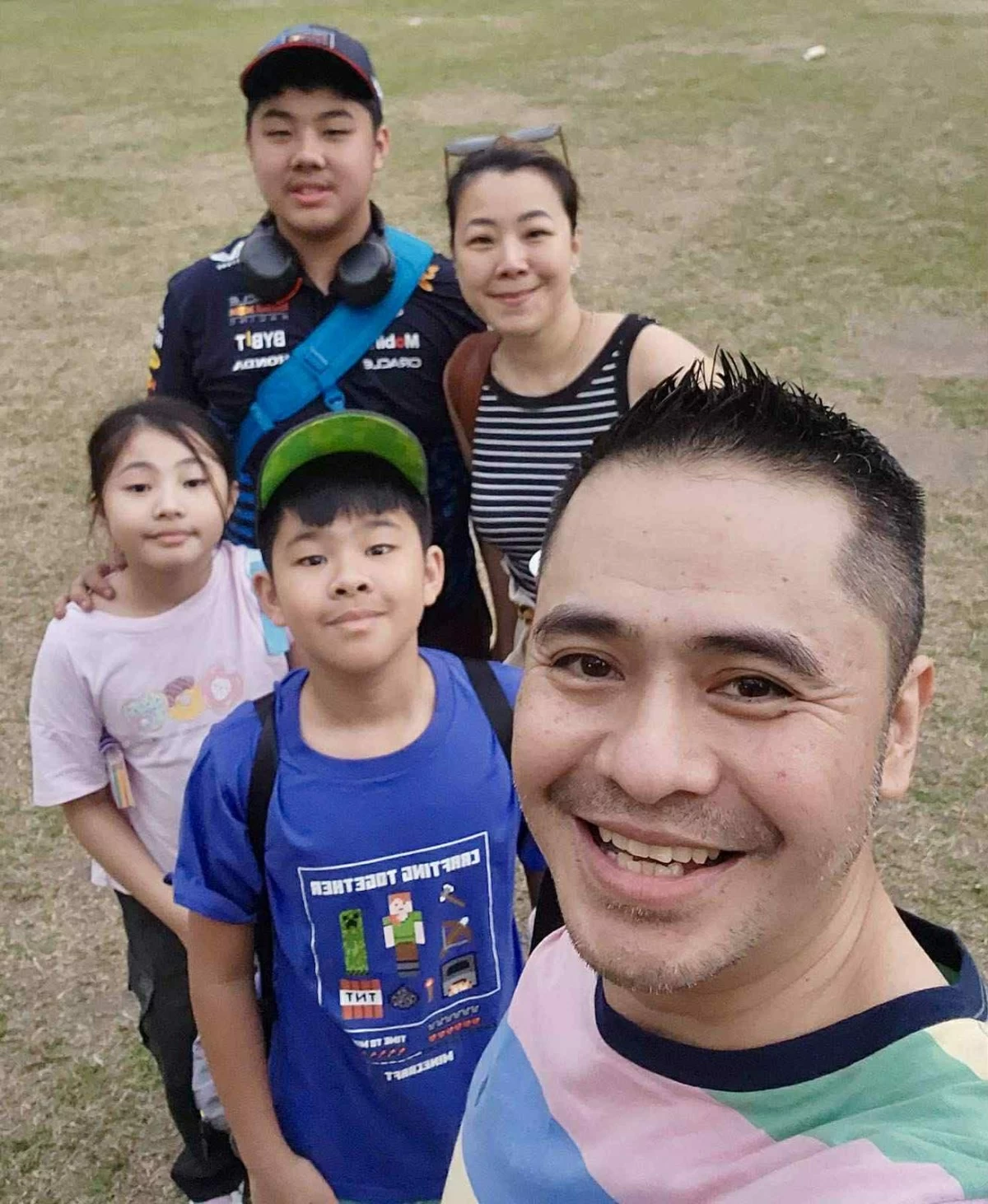 The author with husband John, who value the importance of spending quality time with their three children, JJ, JP, and LJ