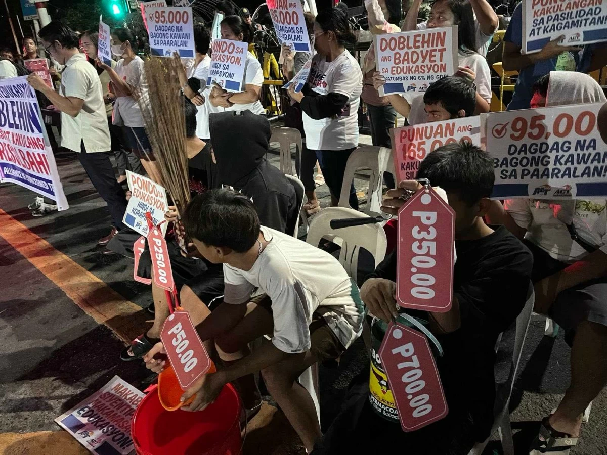 ACT attributed the deteriorating conditions in public schools to years of government neglect, cautioning that without urgent reforms and a substantial increase in the education budget, millions of students will remain deprived of adequate access to quality learning.  (Photo from ACT Philippines)