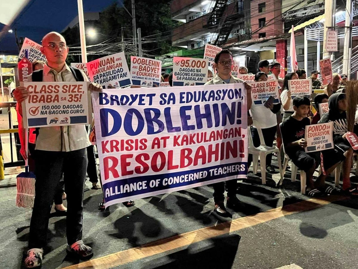ACT Philippines warned that as the new school year begins, both teachers and students are once again grappling with an education system plagued by insufficient funding, widespread shortages, and a continuing decline in quality. (Photo from ACT Philippines)