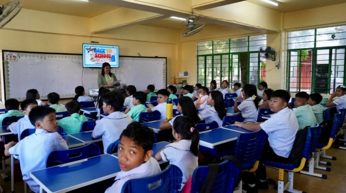 First day of classes in Muntinlupa (Photo from Muntinlupa PIO)