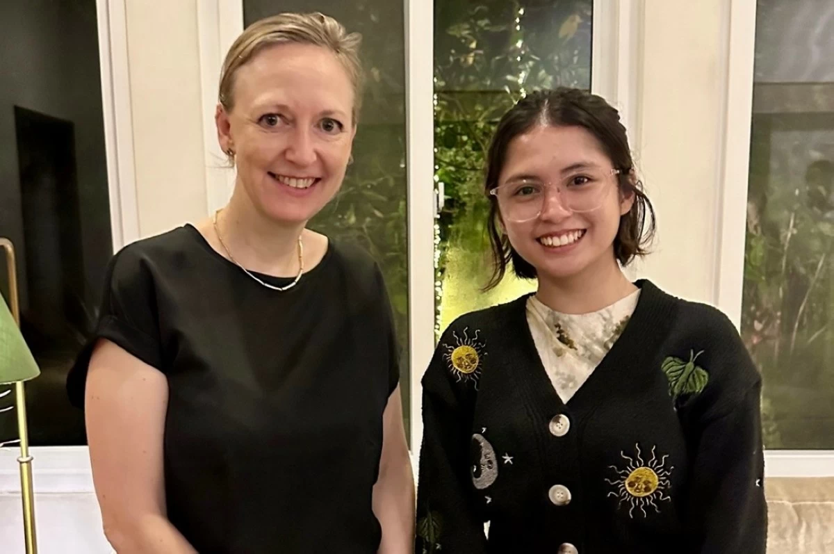 Swedish Ambassador Anna Ferry and Katrina Baladjay