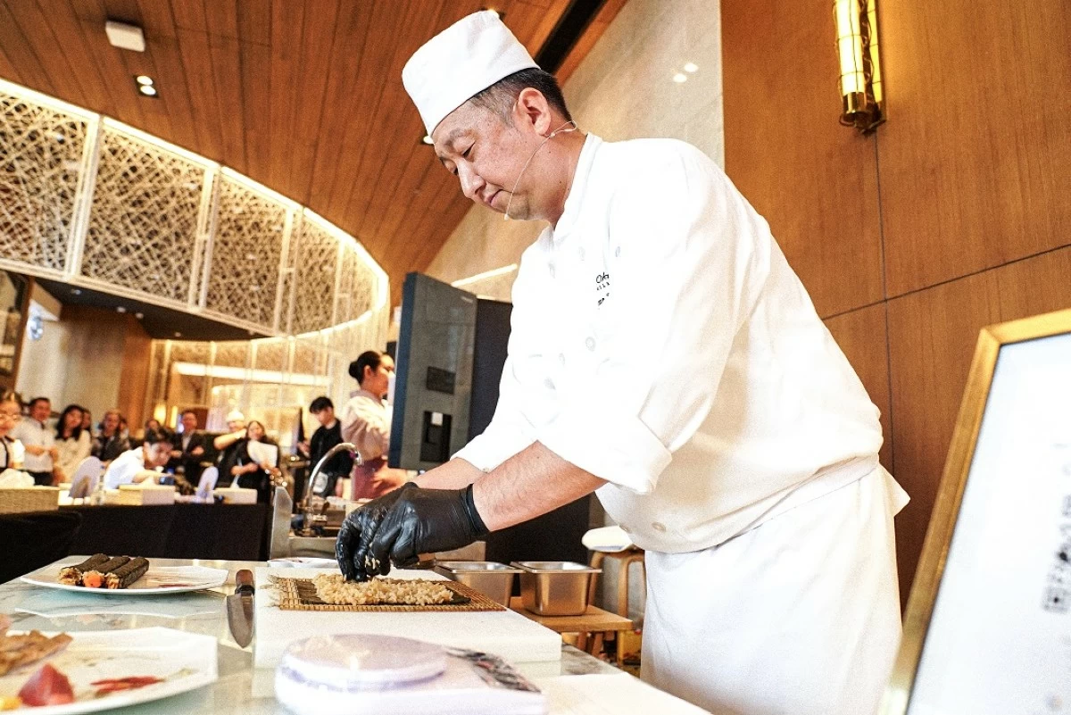 PRECISION MEETS PASSION: Chef Sato of Hotel Okura rolls True Japanese Excellence, heritage, and flavors into one art.