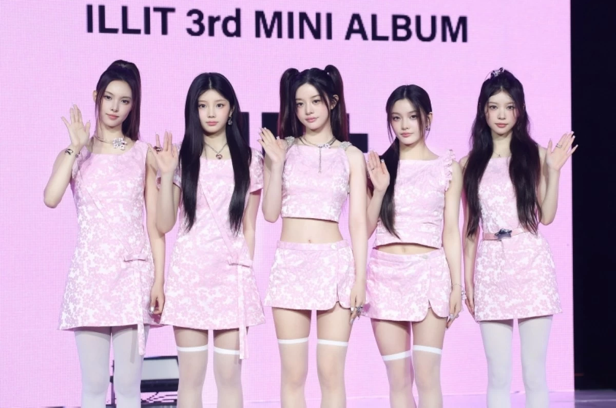 ILLIT at their media showcase for new album 