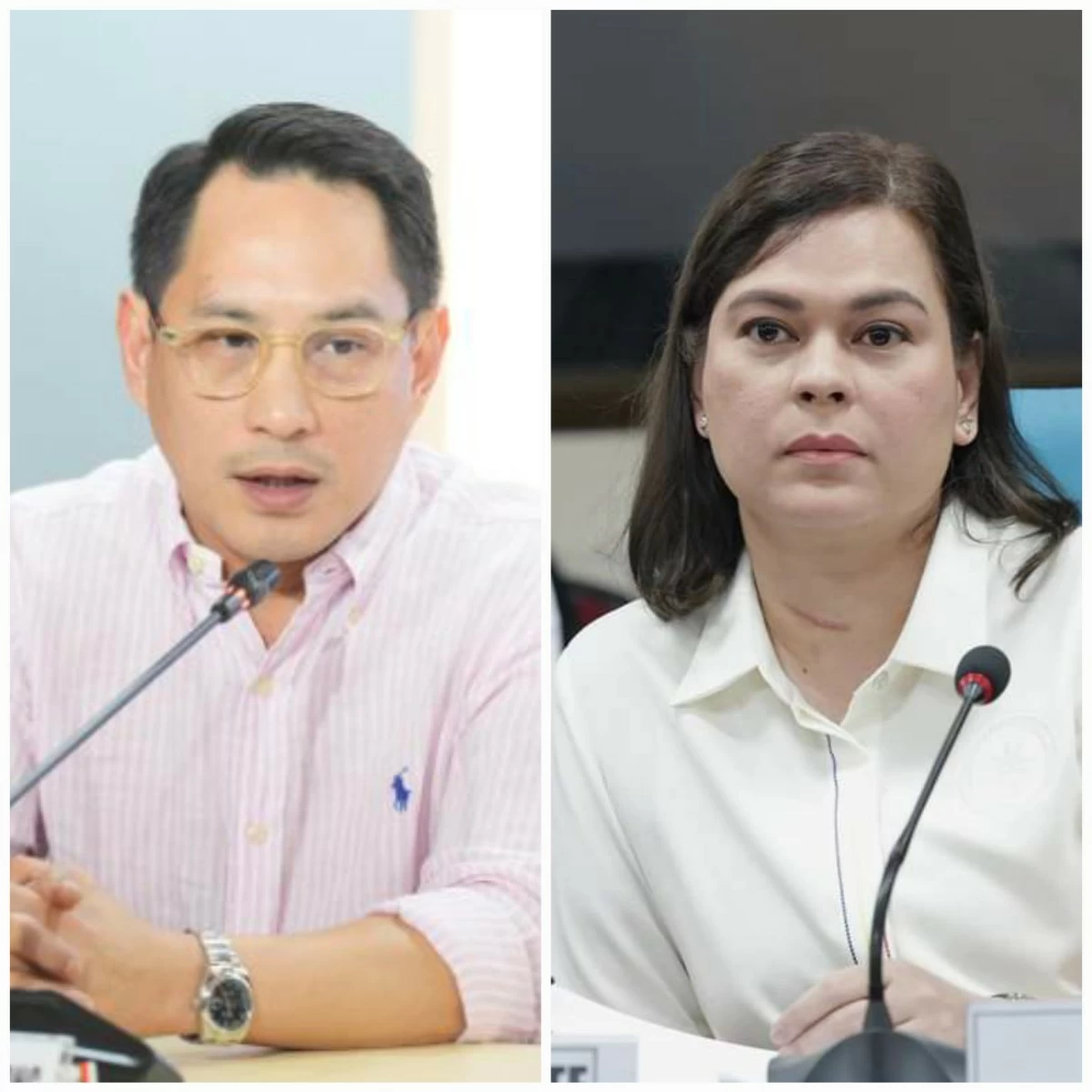 Lanao del Sur 1st district Rep. Zia Alonto Adiong (left), Vice President Sara Duterte (PPAB)