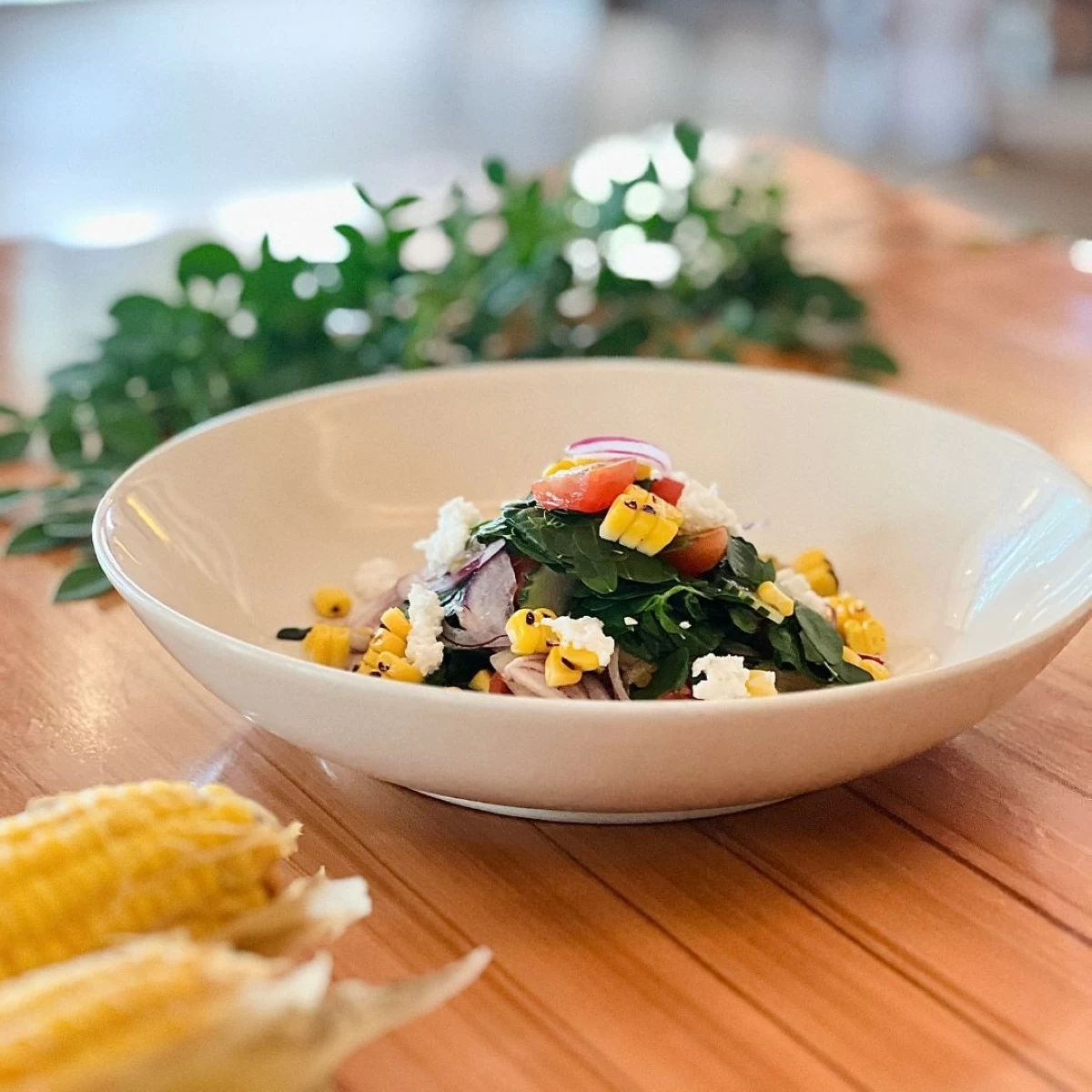 Corn and Malunggay Salad