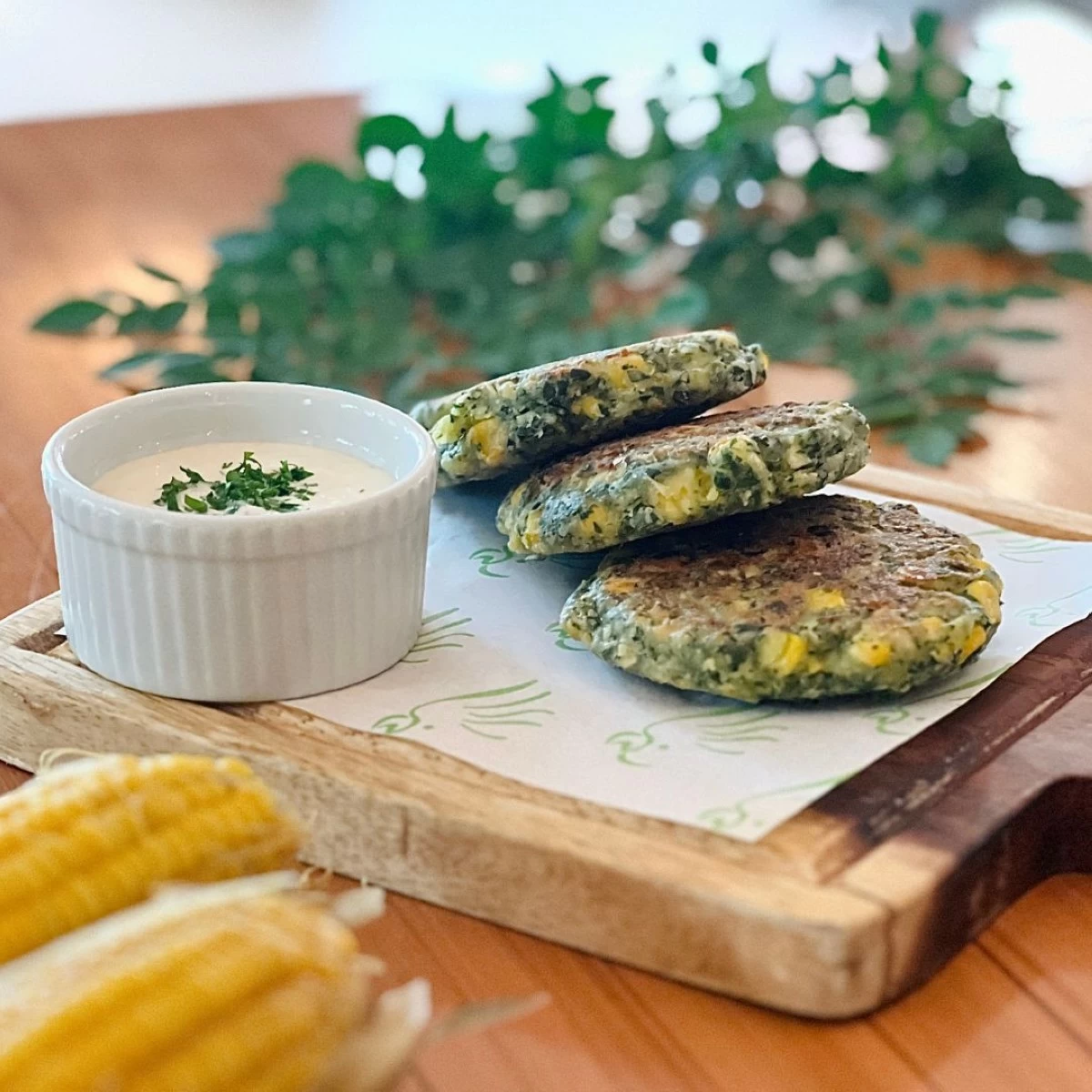 Corn and Malunggay Fritters