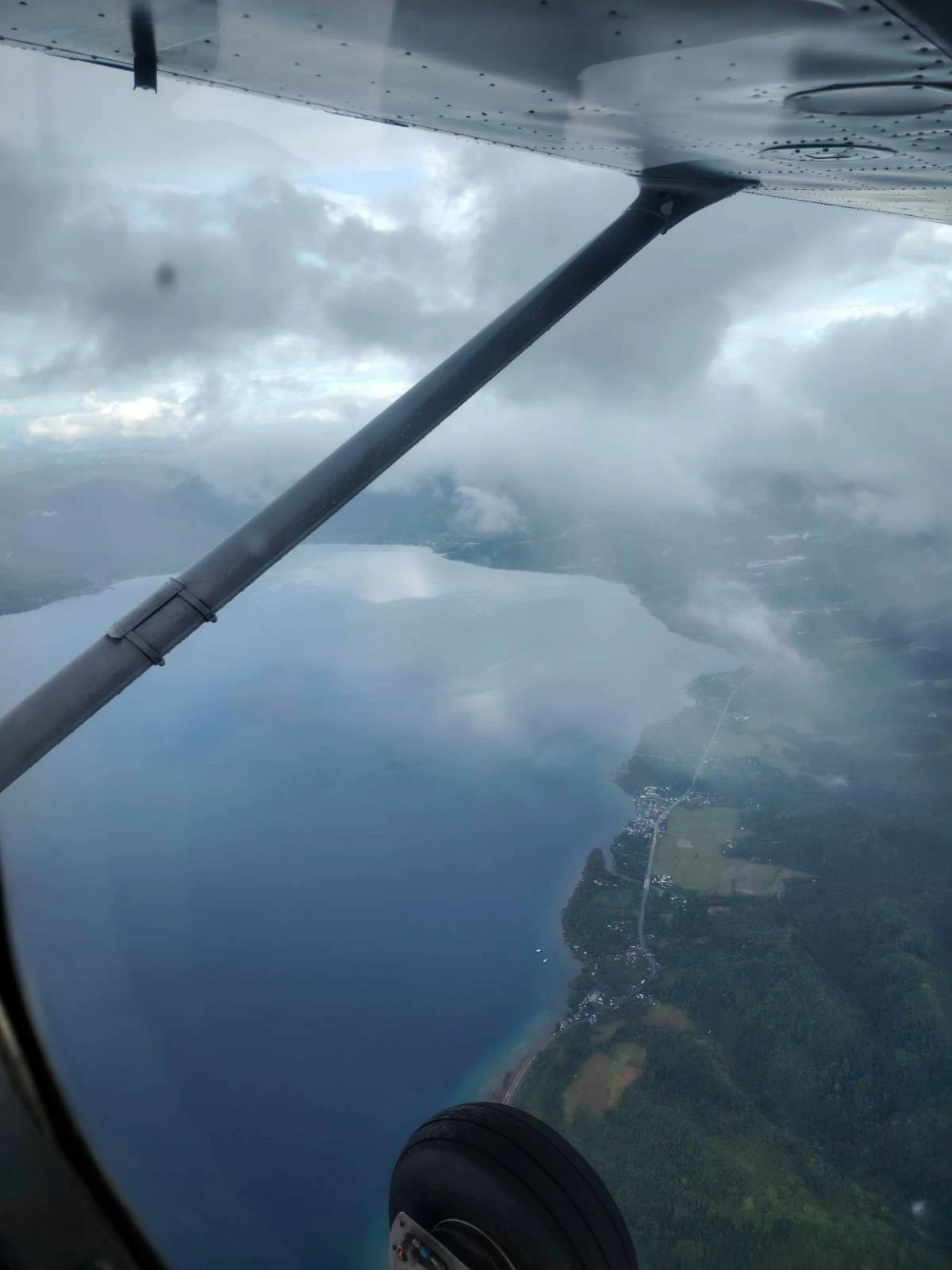 Photo shows the view from a Cessna 172 as the Aviation Regiment of the Philippine Army conducts a maritime air patrol over Central Visayas on June 19, 2025. (Courtesy of Aviation Regiment, Philippine Army)