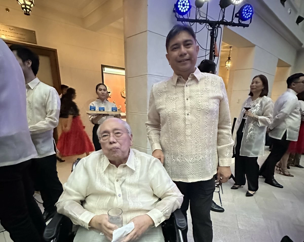 Former First Gentleman Jose Miguel Arroyo and son Mikey Arroyo