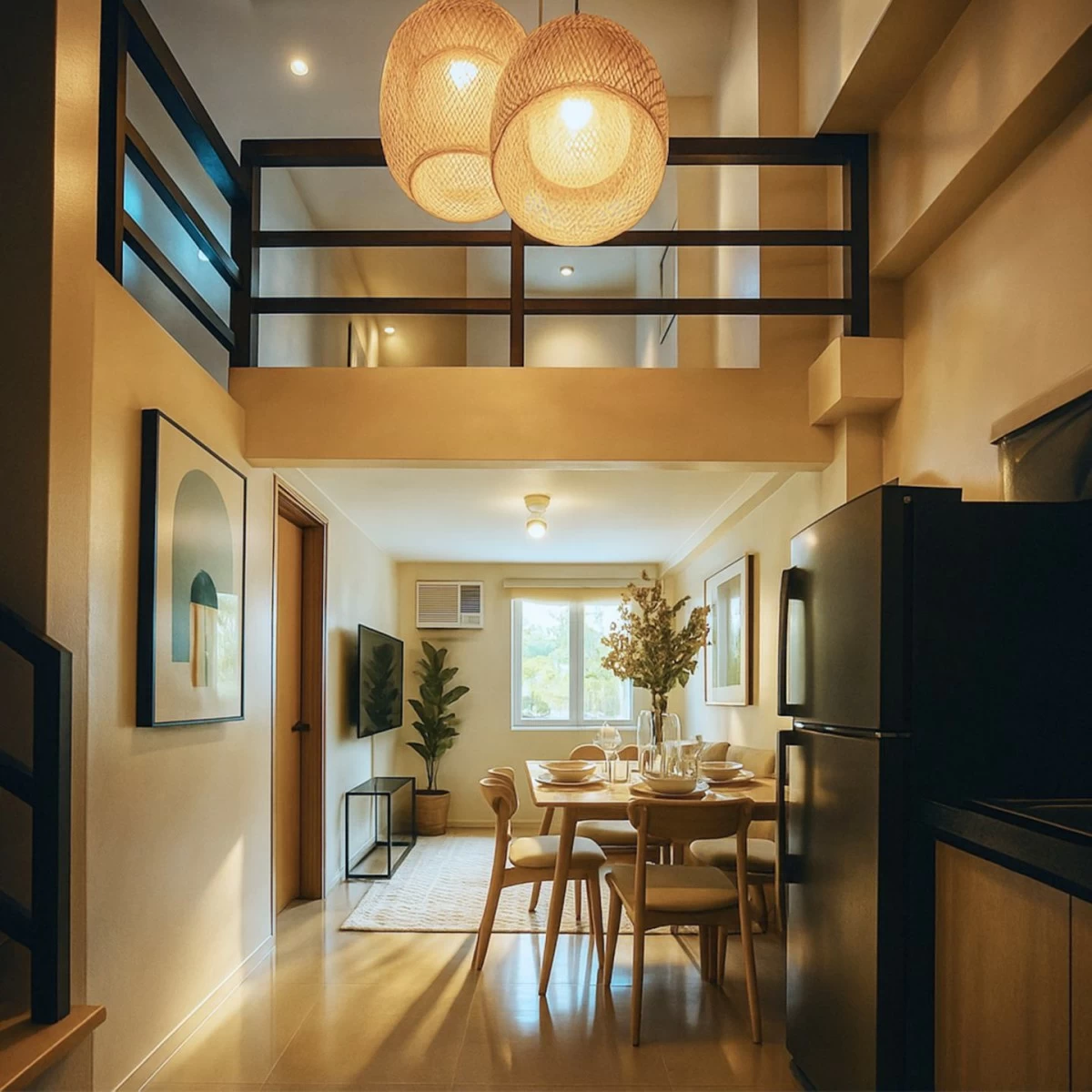 Uplifted comfort in a loft-style unit