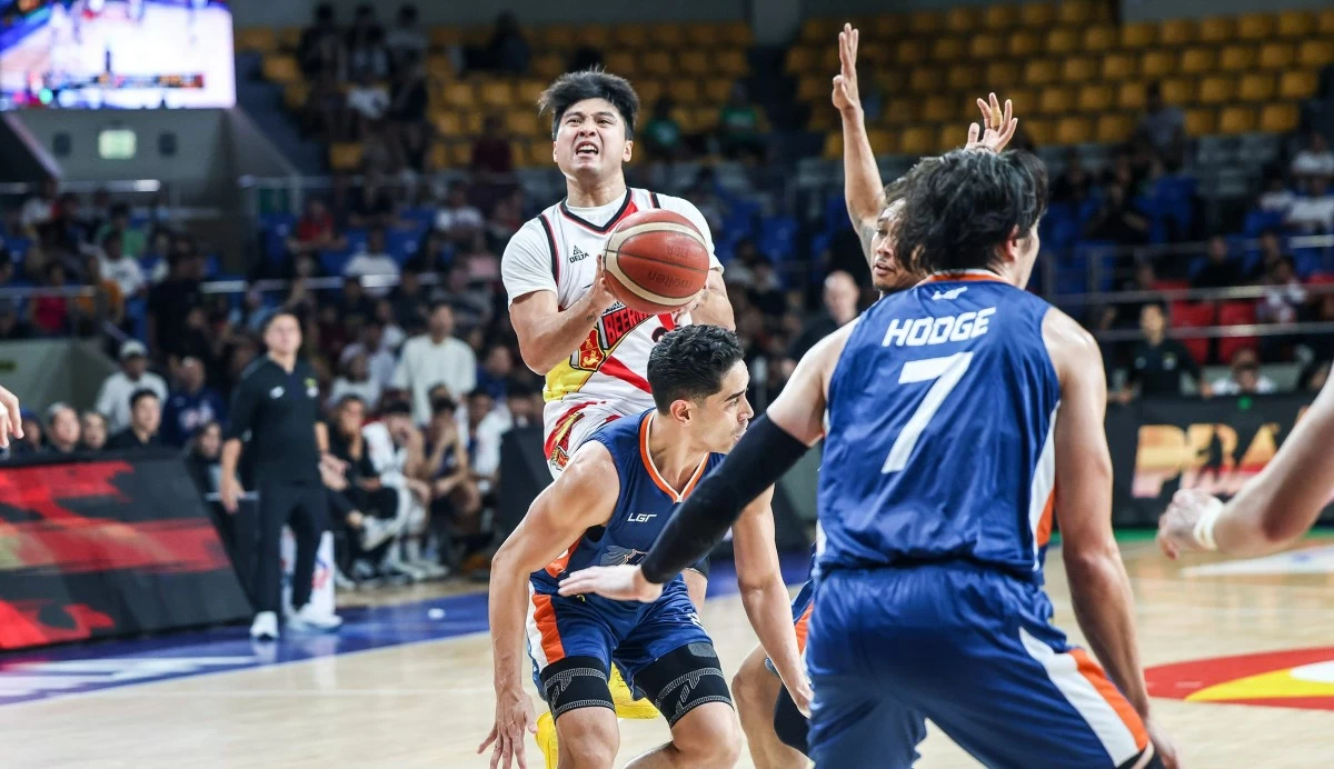 Juami Tiongson vows to give his best when San Miguel plays Barangay Ginebra in the semifinals. (PBA Images)