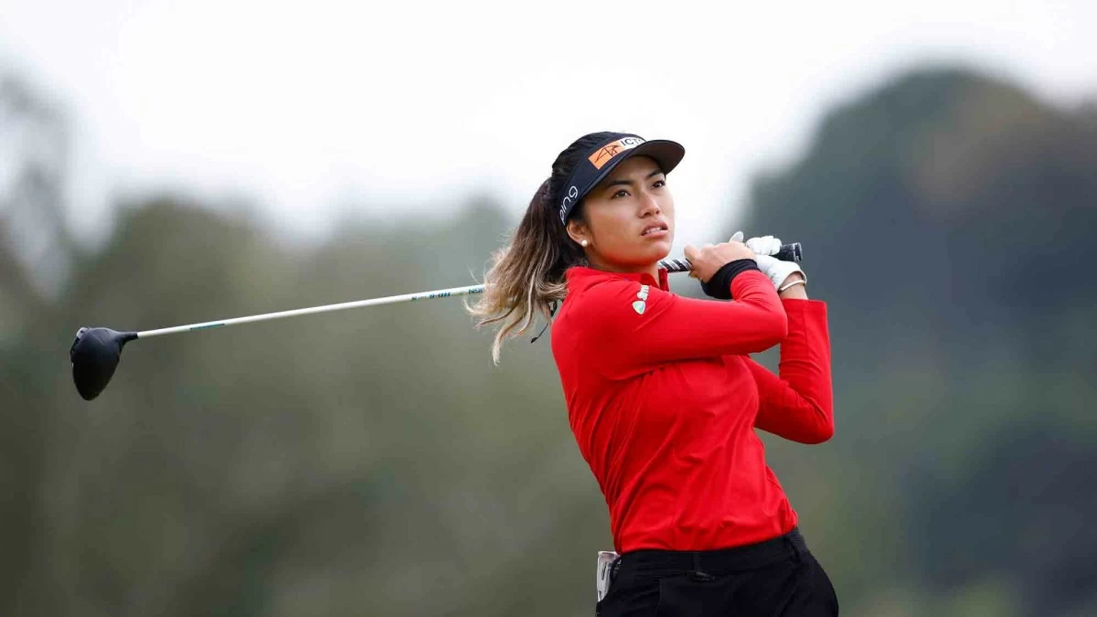 Bianca Pagdanganan makes the cut despite shooting a second-round 77 in the KPMG Women’s PGA Championship in Frisco, Texas. (File Photo/LPGA)