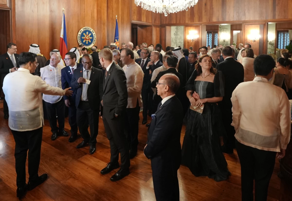 Guests were warmly welcomed at the Ceremonial Hall of the Malacañan Palace