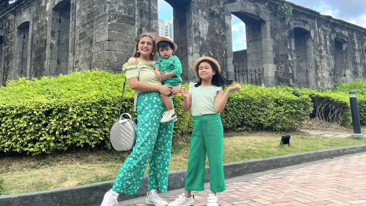 Iam Serreno with her kids