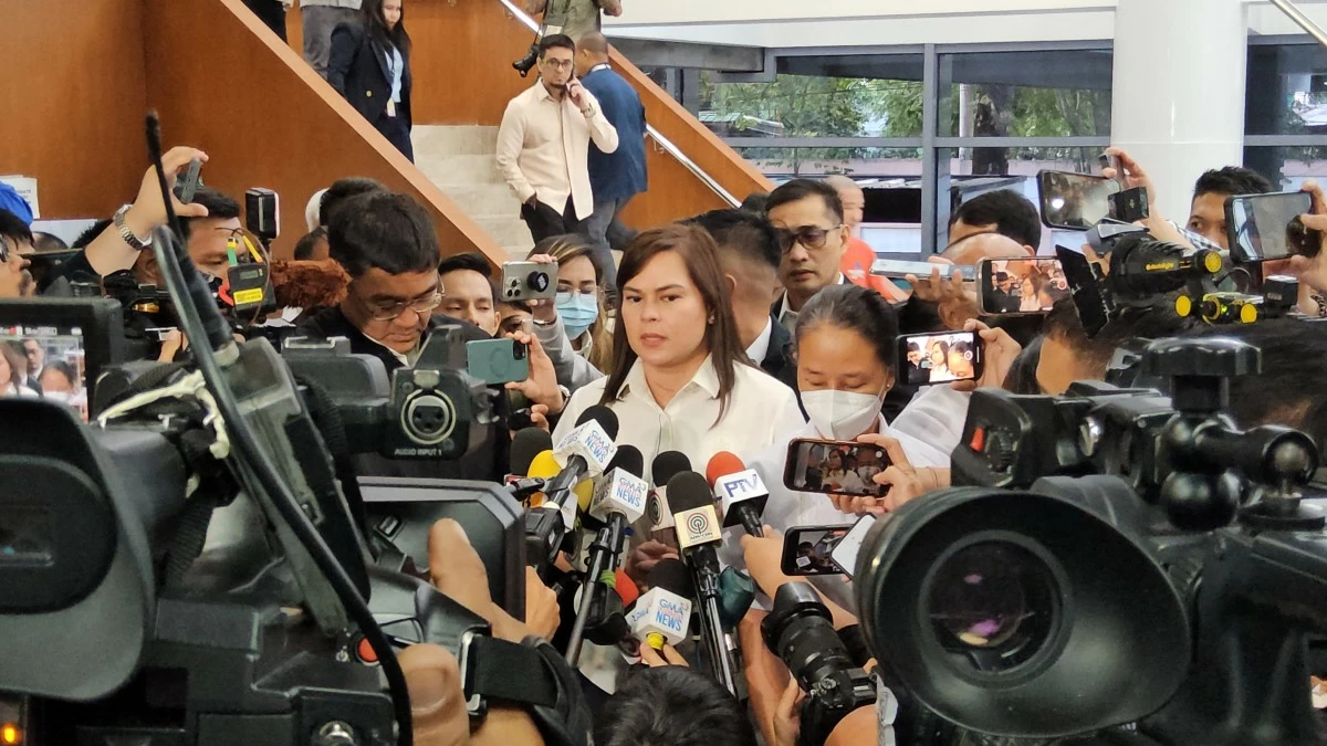 Vice President Sara Duterte (Ellson Quismorio/ MANILA BULLETIN)