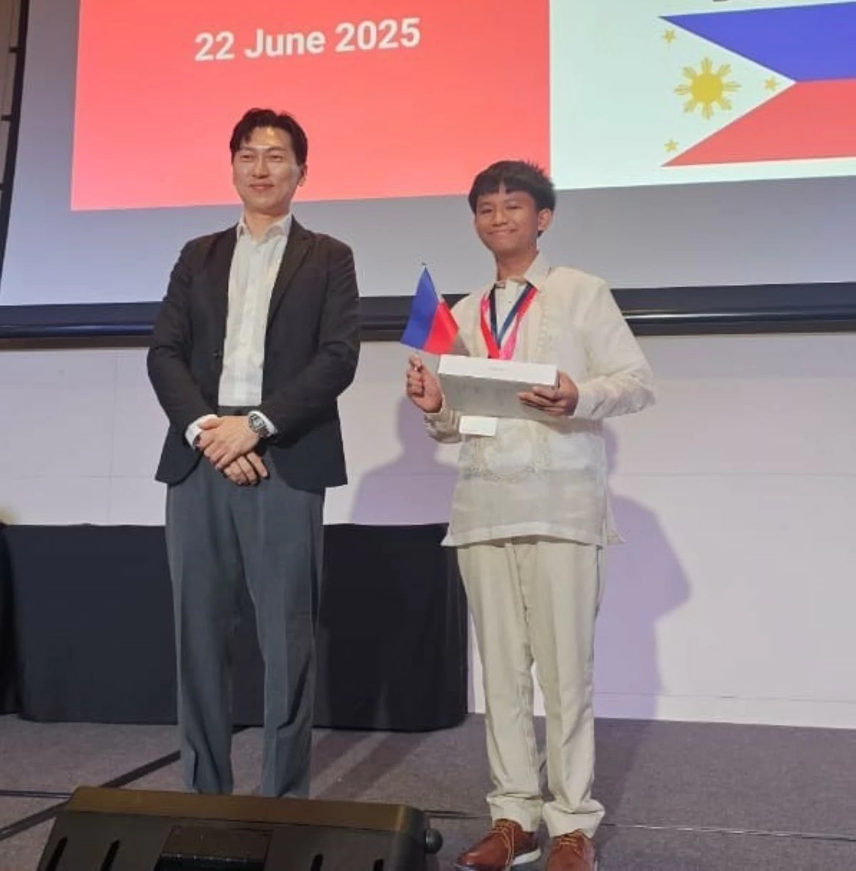 Gold medalist Harold Jude Diamante