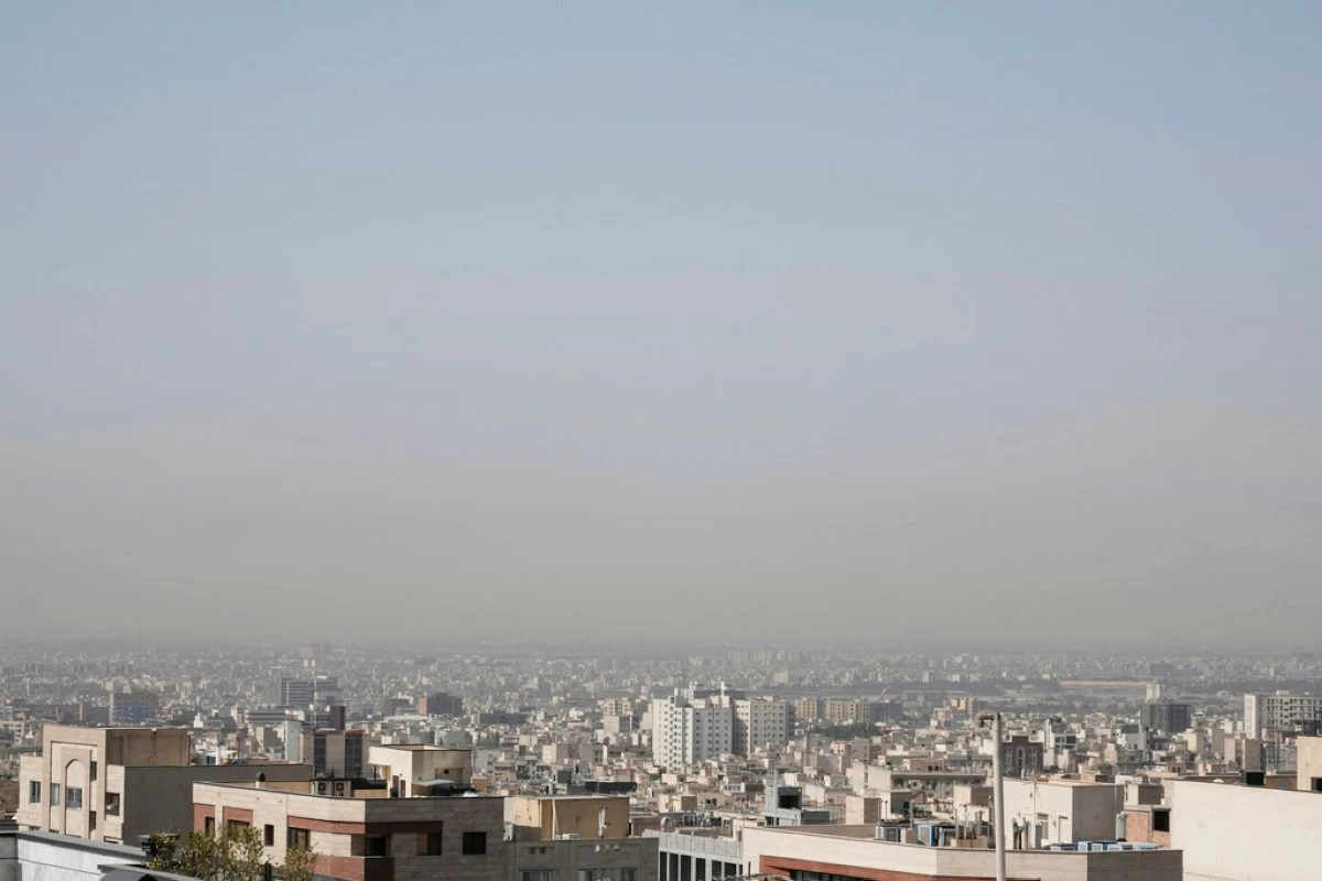 A general view shows Tehran skyline, Iran Tuesday, June 24, 2025. (AP Photo/Vahid Salemi)