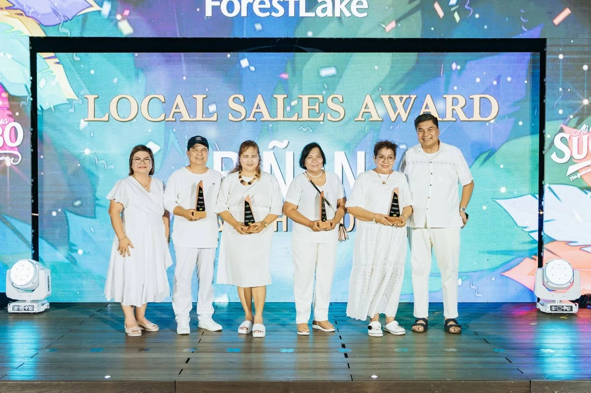 The South Luzon team takes pride in their accomplishments as they are presented with their Local Sales Awards during NSC 2025