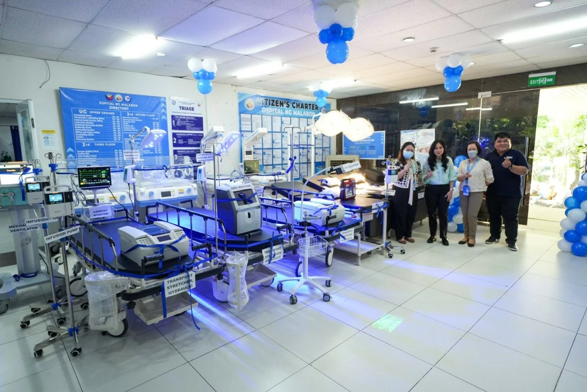 The Malabon City government holds a blessing ceremony for the new medical equipment at Ospital ng Malabon (OsMal) on Monday, June 23. (Photo from Malabon City PIO)