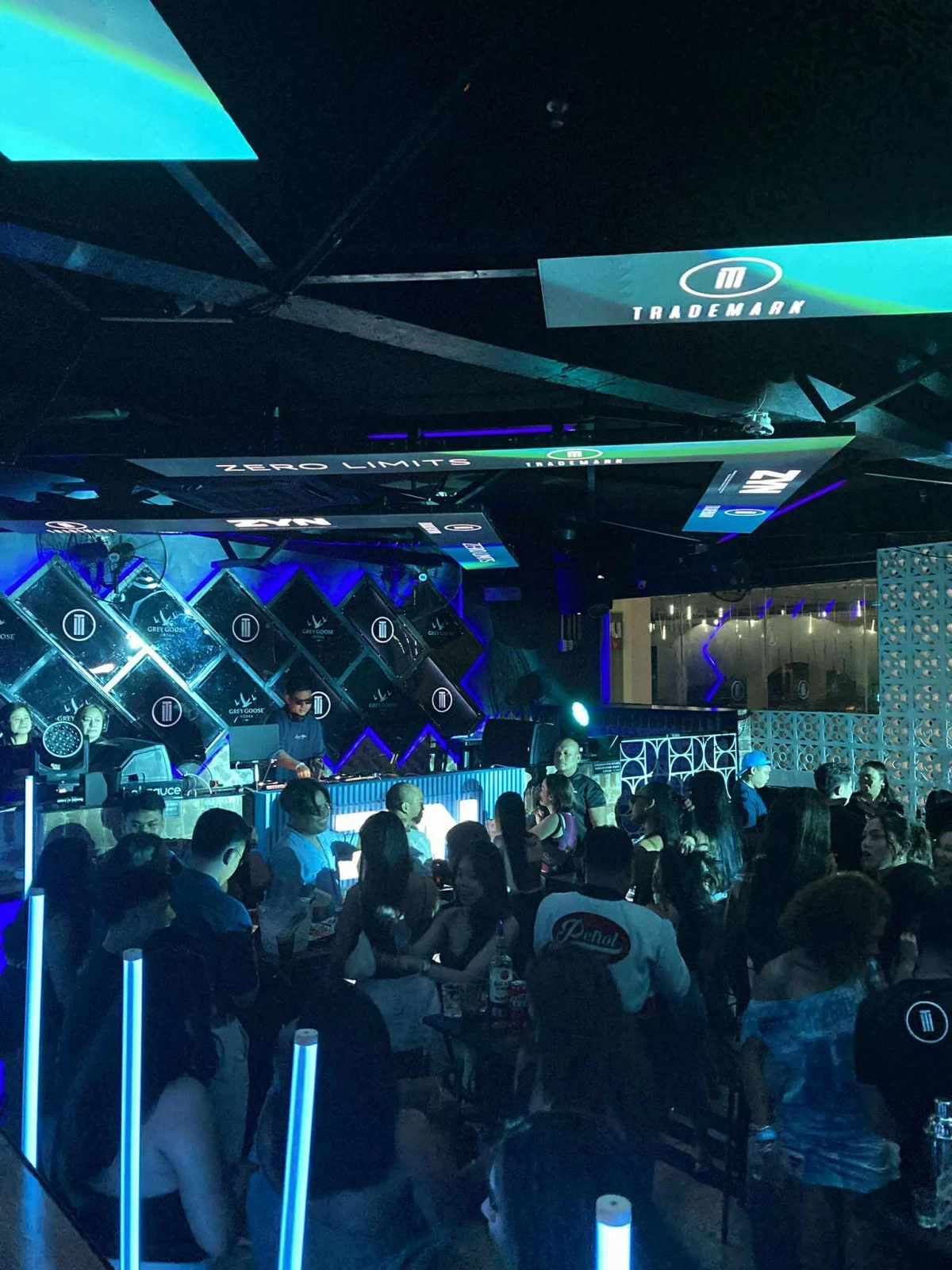 READY TO PARTY Slots filled up fast as the nightclub's festivities began