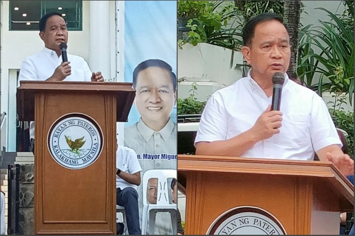 Pateros Mayor Miguel Ponce III (Photo from the Pateros municipal government's Facebook page) 