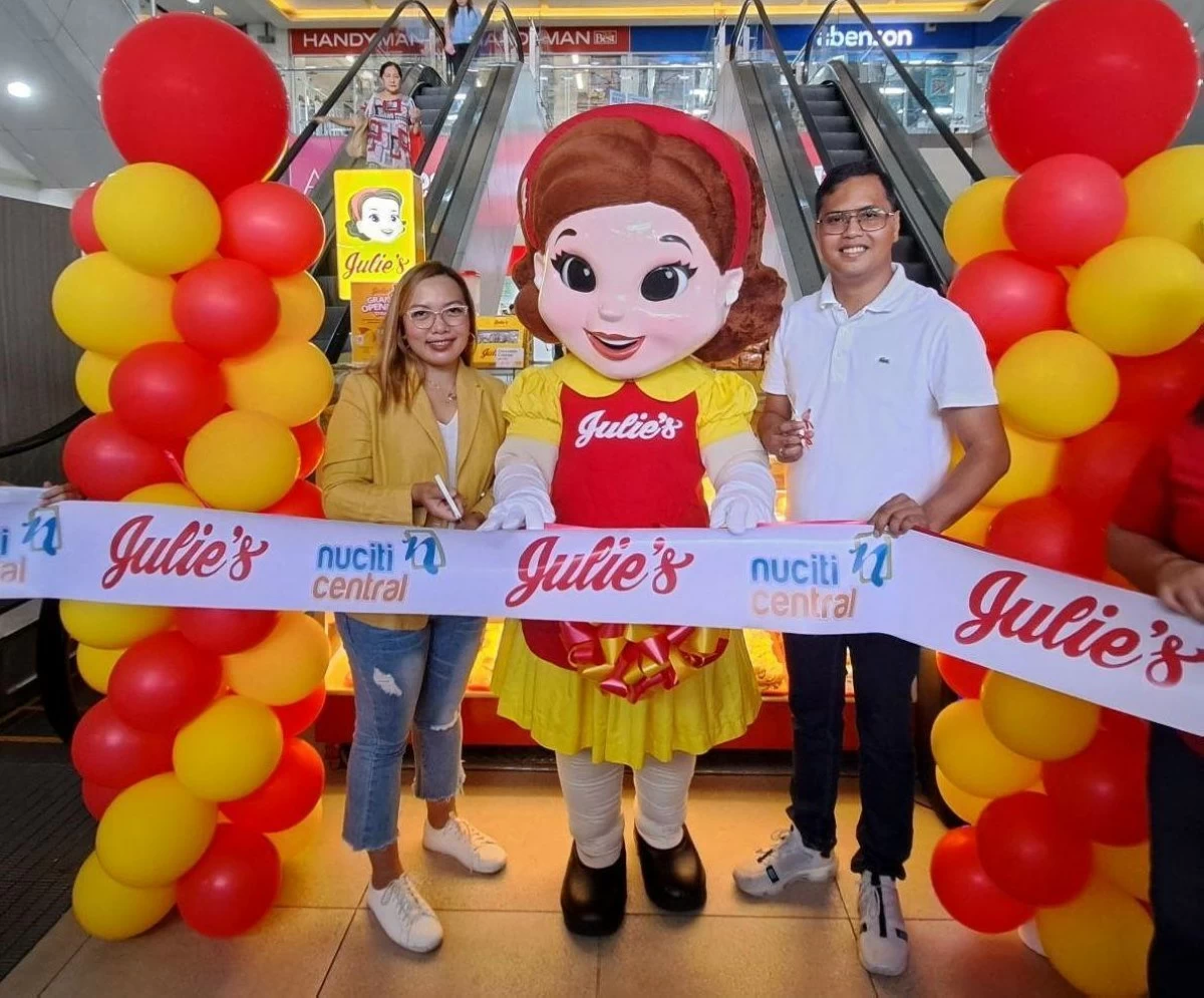 Julie's franchisee Jherald Espeleta, pictured with his wife Raselle Joyce, began his journey as a reseller in college and now operates four stores in Batangas.